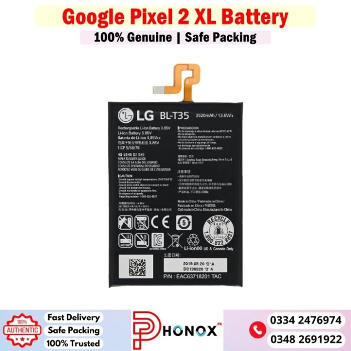 Google Pixel 2 XL Battery Price In Pakistan