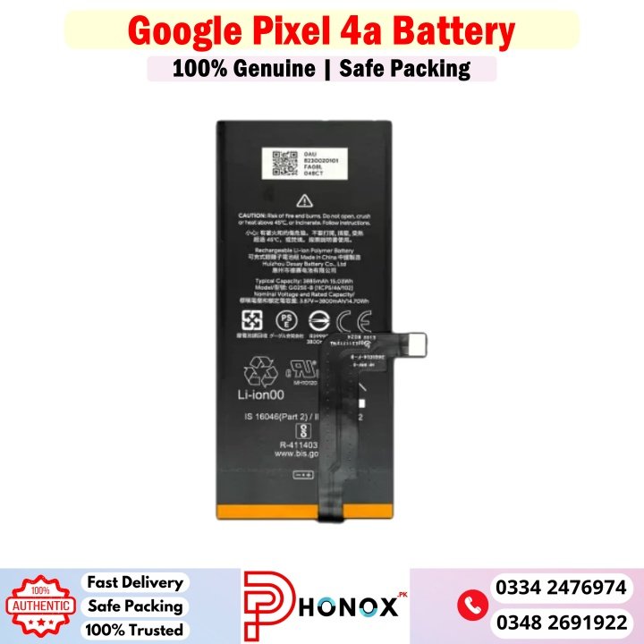 Google Pixel 4a Battery Price In Pakistan 