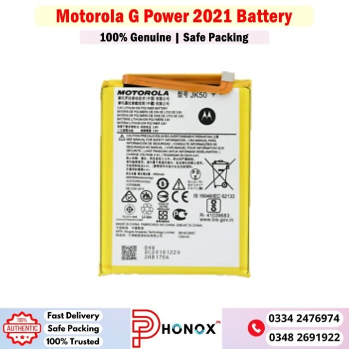 Motorola G Power 2021 Battery Price In Pakistan