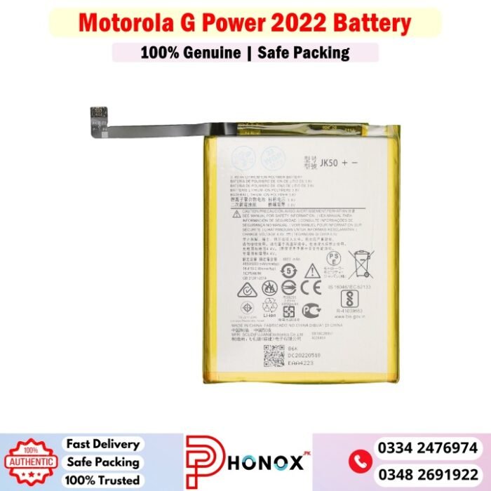 Motorola G Power 2022 Battery Price In Pakistan