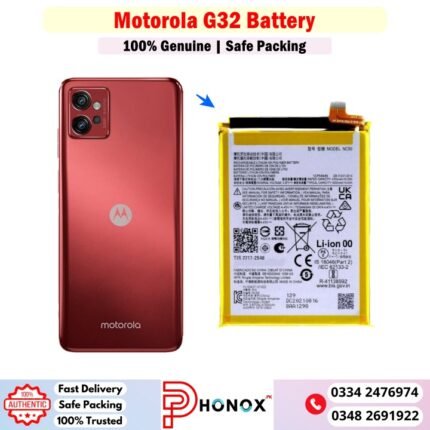 Motorola G32 Battery Price In Pakistan