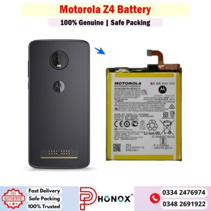 Motorola Z4 Battery Price In Pakistan