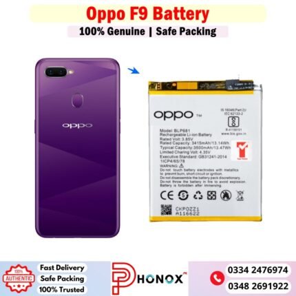Oppo F9 Battery Price In Pakistan