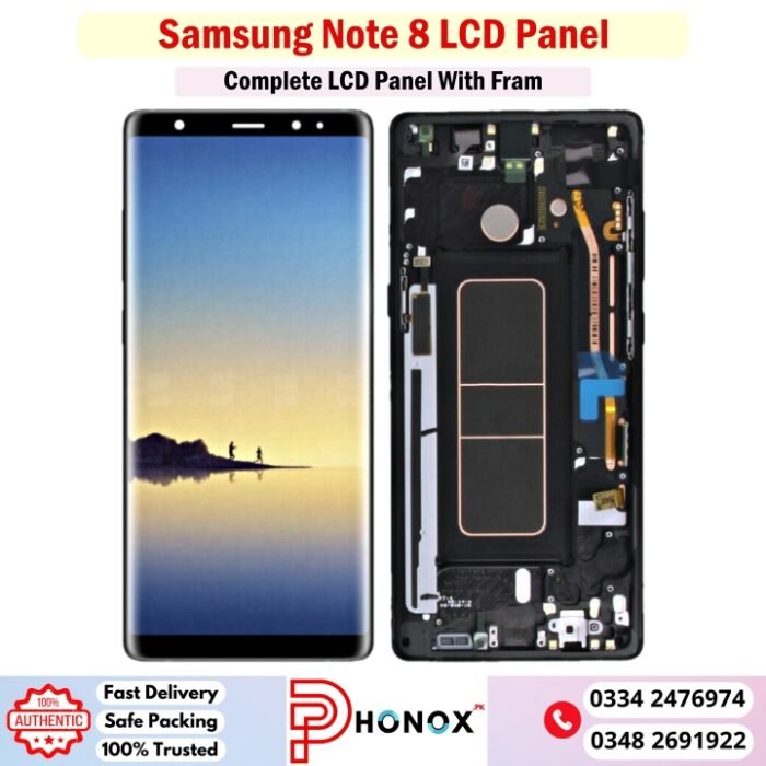 Samsung Note 8 LCD Panel Price In Pakistan.