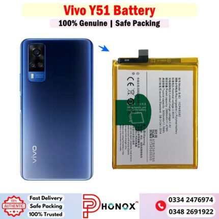 Vivo Y51 Battery Price In Pakistan