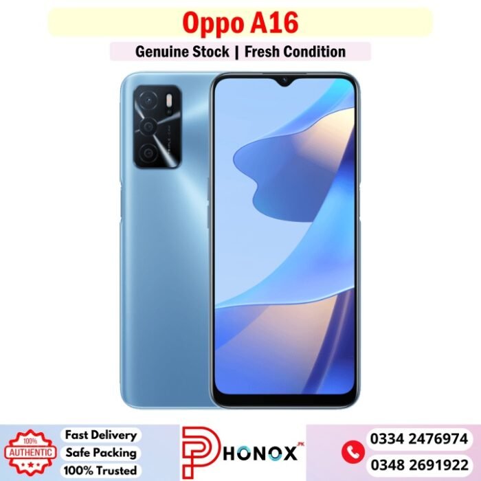 Oppo A16 Price In Pakistan