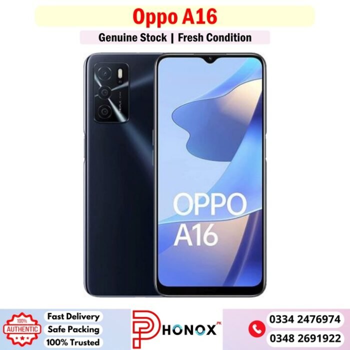 Oppo A16 Price In Pakistan