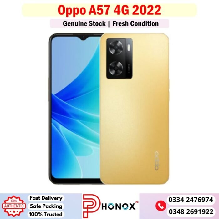 Oppo A57 4G 2022 Price In Pakistan