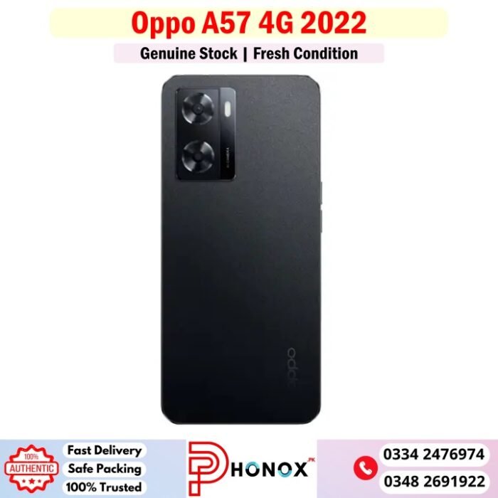 Oppo A57 4G 2022 Price In Pakistan