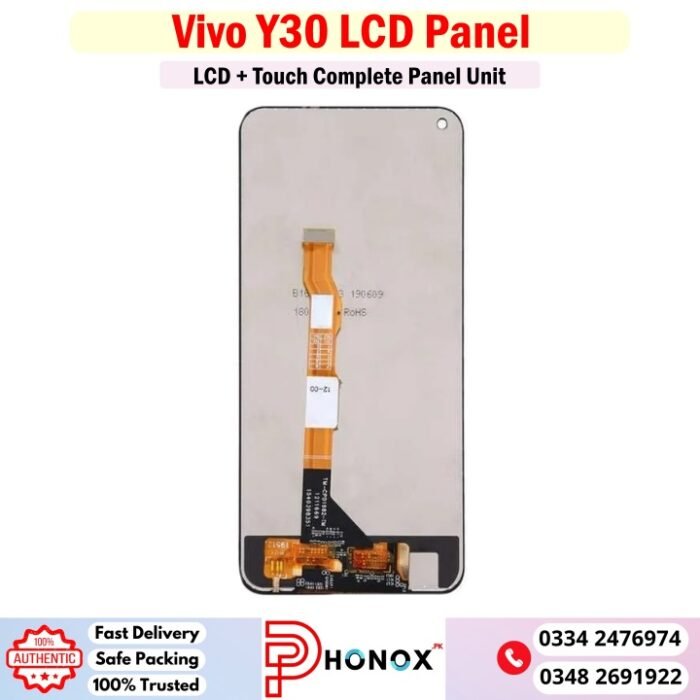 Vivo Y30 LCD Panel Price In Pakistan