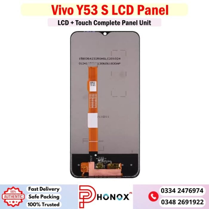 Vivo Y53S LCD Panel Price In Pakistan