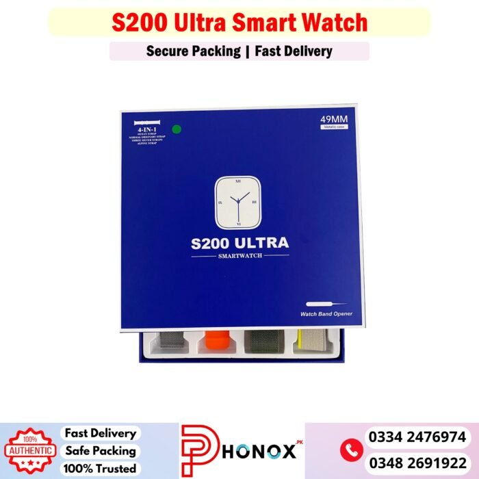 S200 Ultra Smart Watch Price In Pakistan