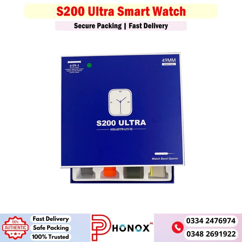 S200 Ultra Smart Watch Price In Pakistan