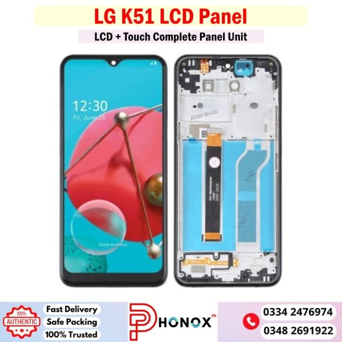 LG K51 LCD Panel Price In Pakistan