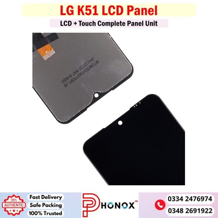 LG K51 LCD Panel Price In Pakistan