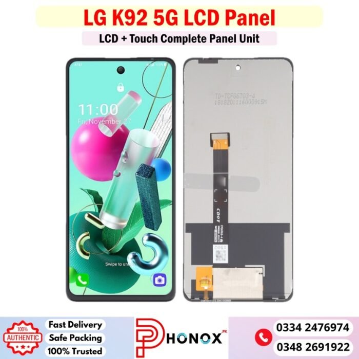 LG K92 5G LCD Panel Price In Pakistan