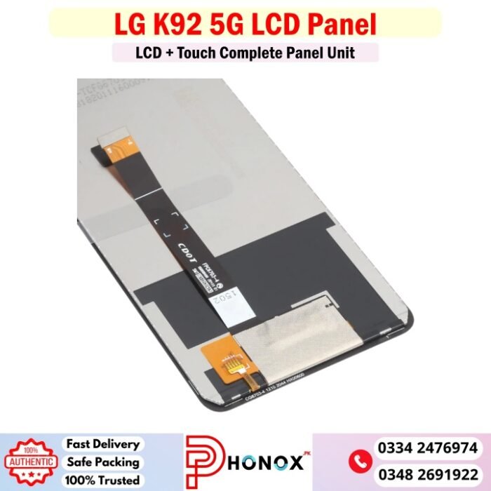 LG K92 5G LCD Panel Price In Pakistan
