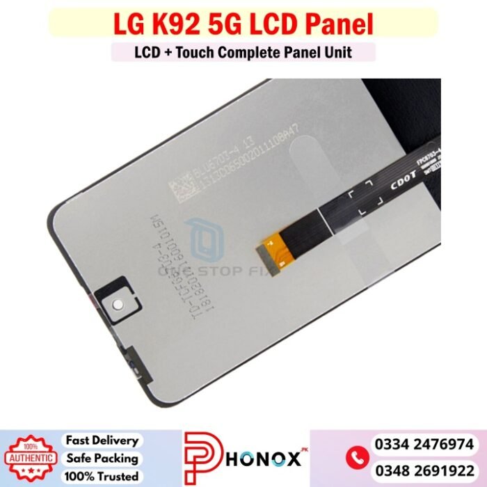 LG K92 5G LCD Panel Price In Pakistan