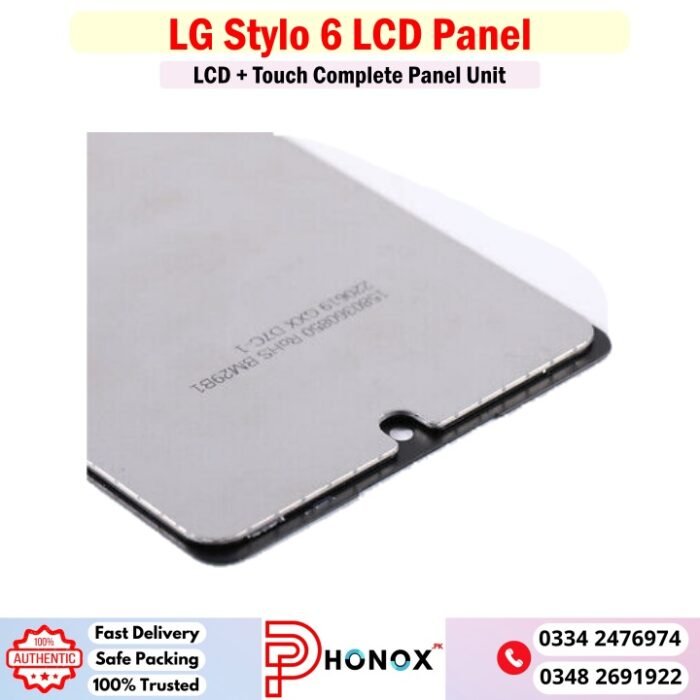LG Stylo 6 LCD Panel Price In Pakistan