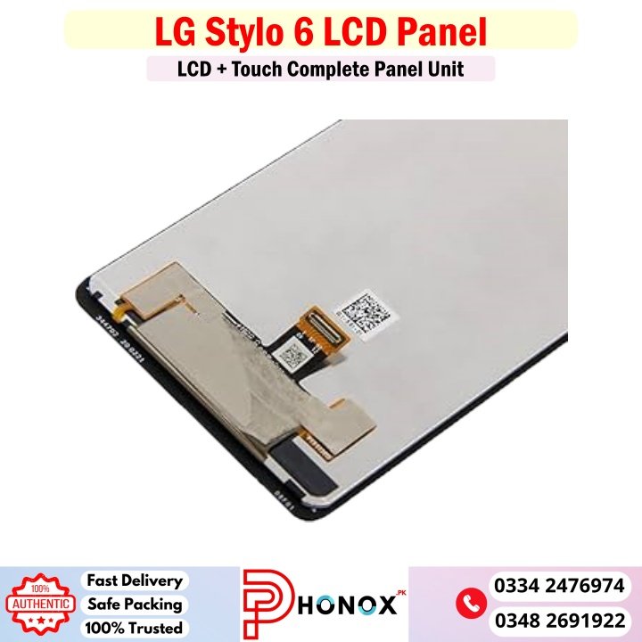 LG Stylo 6 LCD Panel Price In Pakistan