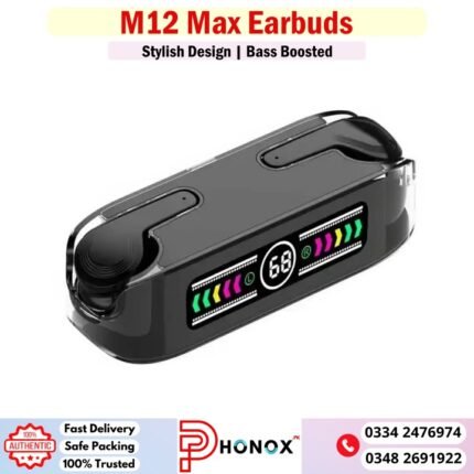 M12 Max Bluetooth Earbuds Price In Pakistan