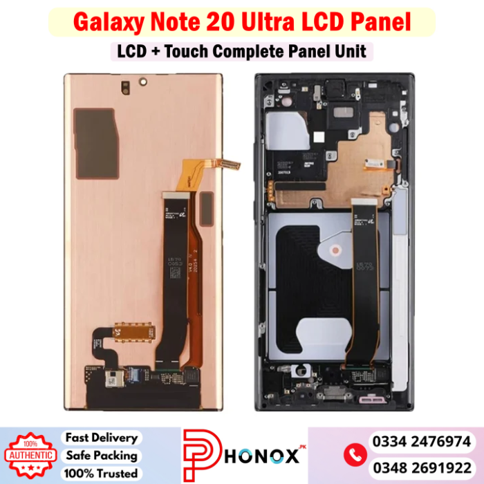 Samsung Galaxy Note 20 Ultra LCD Panel Price In Pakistan