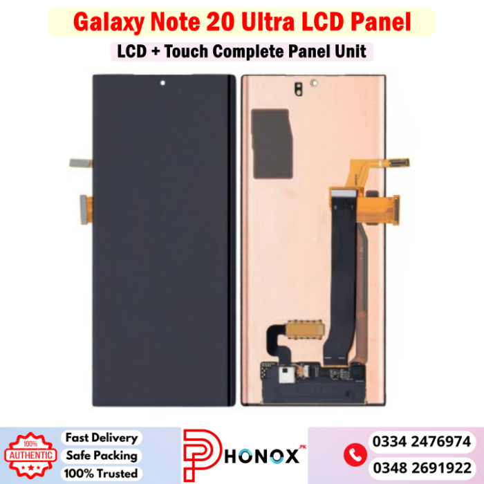 Samsung Galaxy Note 20 Ultra LCD Panel Price In Pakistan