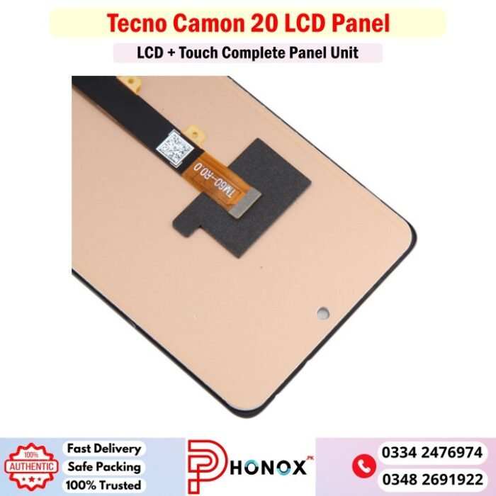 Tecno Camon 20 LCD Panel Price In Pakistan