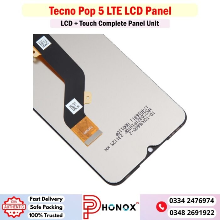 Tecno Pop 5 LTE LCD Panel Price In Pakistan