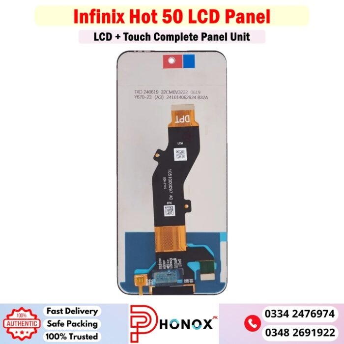 Infinix Hot 50 LCD Panel Price In Pakistan