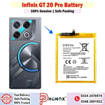 Infinix GT 20 Pro Battery Price In Pakistan