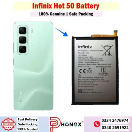 Infinix Hot 50 Battery Price In Pakistan