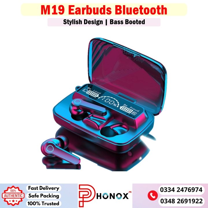 M19 Bluetooth Earbuds Price In Pakistan
