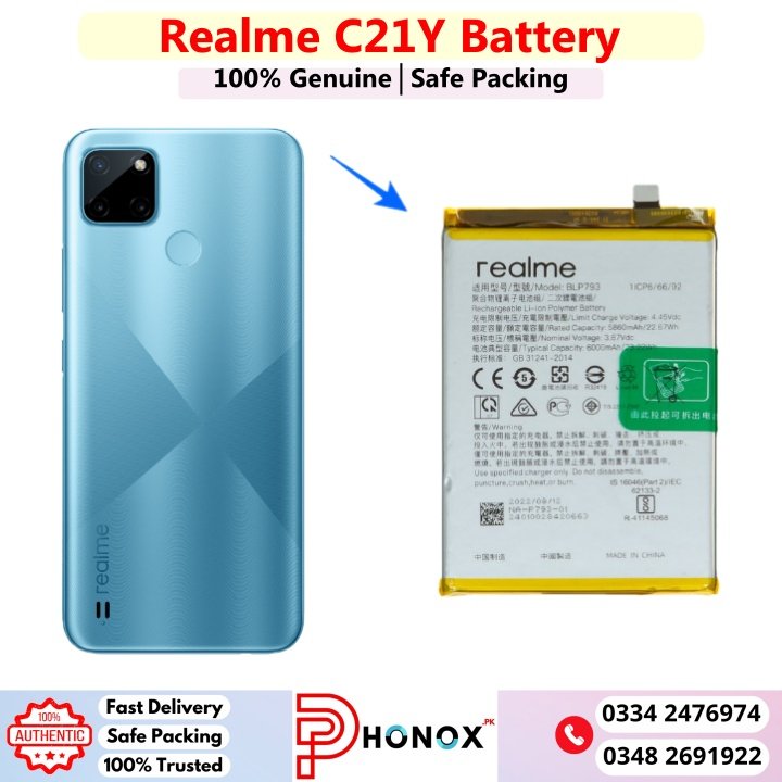 Realme C21Y Battery Price In Pakistan 2026